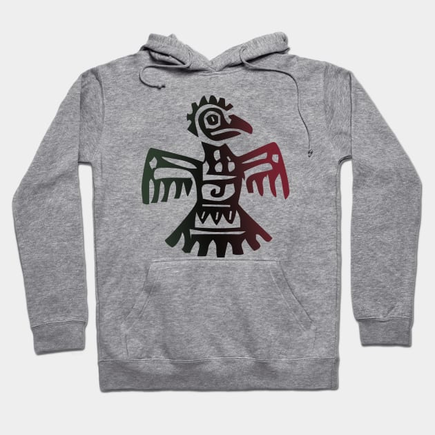 Aztec Bird Hoodie by PsychicCat